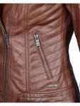 Кожаная куртка Maze Sally, коричневый - фото 2