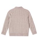 Шерстяной кардиган на молнии Jasper Bonpoint, Marron - фото 3