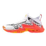 Кроссовки Wave Lightning Neo 3 'Daybreaker Pack' Mizuno, White/Orange - фото