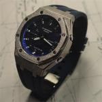 Часы Casio G-Shock Analog-Digital 2100 Series, арт. GA-2100-1A, 44 мм, синий/морозное серебро - фото 5