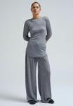 Топ Seamless Basic ELEGANTE, Grey Melange/Grey - фото 2