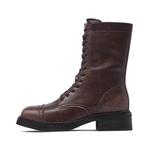 Ботильоны женские черные, коричневые JOSINY, черные (без подкладки) - фото 11