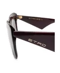 Солнцезащитные очки Etro, коричневый - фото 3