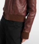 Кожаная куртка bader The Row, Brown - фото 5