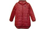 Пуховик женский красный Nike - фото