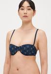 Топ бикини Tory Burch PRINTED UNDERWIRE, Blue/Dark Blue - фото 6