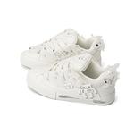 Женские скейтерские кеды Low Top MINISO, Классические черно-белые - фото 4