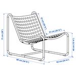 Садовое кресло SKOGSÖN IKEA, светло-серый - фото 7