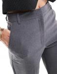 Узкие прямые брюки серого цвета ASOS - фото 5