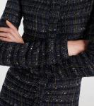 Приталенное платье-рубашка с отделкой ламэ Missoni, Blue Tones - фото 5