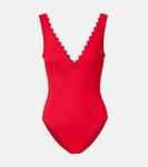 Купальник с воланами Inés Karla Colletto, Cherry - фото