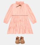 Платье с оборками Il Gufo, Bubble Pink - фото 2
