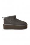 Угги утепленные UGG Classic Ultra Mini Platform, серый - фото