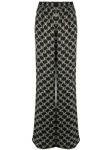 Karl Lagerfeld широкие брюки с монограммой, черный - фото