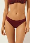 Низ бикини Calzedonia SHINY, Red/Dark Red - фото