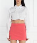 Рубашка женская Patrizia Pepe короткая хлопковая, белый - фото