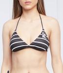 Верх купальника женский Karl Lagerfeld с полоску, синий - фото