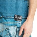 VERSACE JEANS COUTURE Мужская синяя рубашка - фото 6