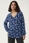 Блуза Kaffe AMBER PRINTED, Midnight Mebbflow Flower/Blue - фото