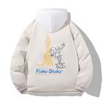 FIDO DIDO Стеганая куртка унисекс, Армейский Зеленый - фото 9