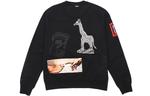 Толстовка Nike Sportswear NSW 3M Reflective Graffiti Printing Round Neck Pullover Black, черный - фото 2