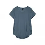 Блузка с коротким рукавом Vero Moda Bella, синий - фото 3