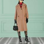 Пальто женское верблюжье Gucci - фото 2