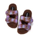 Женские сандалии Slide Joy&Mario, коричневый - фото 4