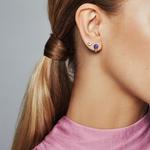 Серьги-гвоздики Women's Pandora, синий - фото 2