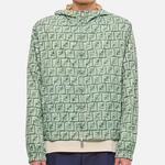 FENDI Реверсивная худи с капюшоном, Green - фото 8