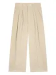 Плиссированные брюки Eloise Dondup, бежевый - фото