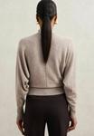 Джемпер Reiss SUSIE FUNNEL-NECK BATWING, Neutral/Beige - фото 3