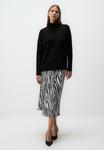 Юбка А-силуэта LINE PATTERNED MIDI Jimmy Key, черный - фото 4