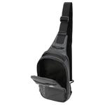 Нейлоновая сумка-слинг medium мужская dark gray DESCENTE, темно-серый - фото 5