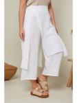 Тканевые брюки Curvy Lady, белый - фото 2