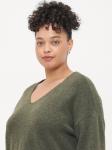 Свитер Vero Moda Curve, темно-зеленый - фото 3