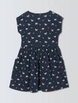 Детское платье-джерси с принтом лошадей John Lewis, Blue - фото 6