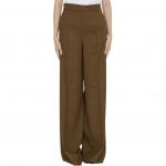 Брюки Max Mara Axe Wide Leg MaxMara, коричневый - фото 5