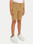Тканевые шорты прямого кроя Tommy Hilfiger, бежевый - фото