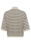 Футболка Kaffe LIZZA STRIPED TURTLENECK, Feather Gray Black Stripe/Beige - фото 6
