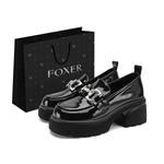 FOXER Лоферы женские черные - фото