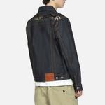 Джинсовая куртка мужская темно-синяя Evisu, темно-синий - фото 6