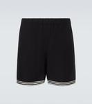 Вышитые шорты Commas, черный - фото