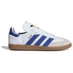 Женские кроссовки для скейтбординга adidas originals Samba, White/Blue - фото 2