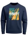Neverless Свитшот 'Hawaii Beach' в цвете Navy - фото