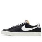 Кроссовки blazer low '77 vintage 'black white' Nike, черный - фото