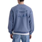 Свитшот мужской CAT, синий - фото 5