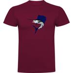 Футболка Kruskis Jumping Sailfish, красный - фото