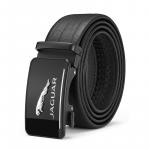 JAGUAR Кожаный ремень мужской черный, Black - фото 3