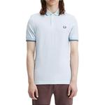 Поло с двумя пуговицами FRED PERRY, синий - фото 6